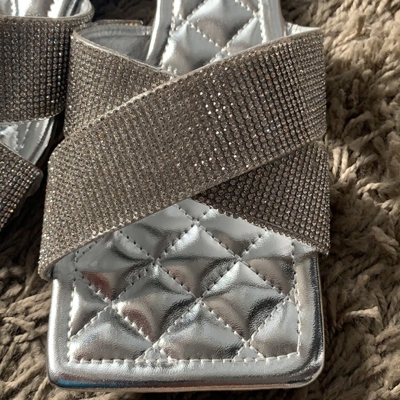 FashionNova | rhinestone sandals - Picture 7 of 7